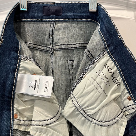 Mother high waisted rascal sz 28 like new wash 20,000 leagues under the sea - Picture 2 of 5